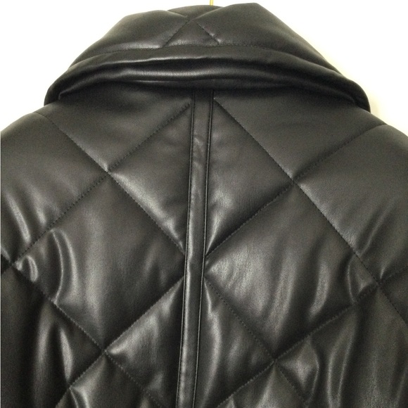 STAND STUDIO Black Puffy Jacinda Puffer Quilted Jacket Size 34 $430 - Picture 8 of 16
